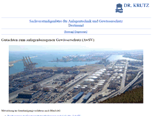 Tablet Screenshot of dr-krutz.de